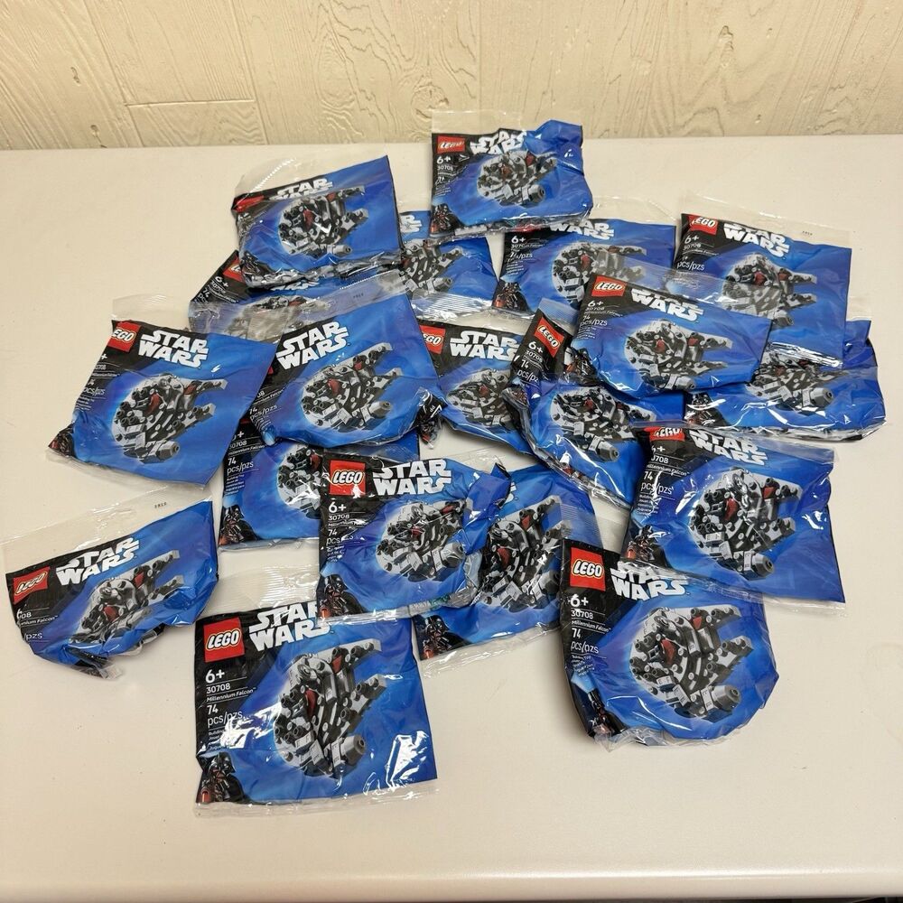 Lot of 19 LEGO Star Wars Millennium Falcon Polybag 30708
